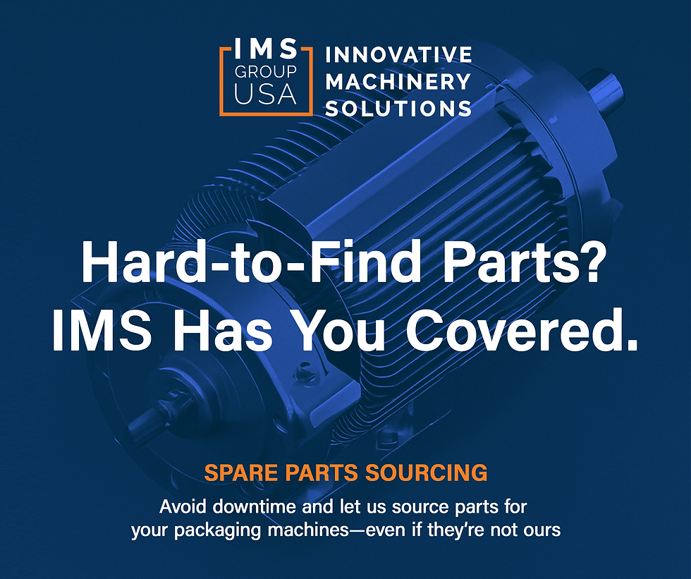 Spare Parts & Sourcing: Keeping Your Packaging Line Moving