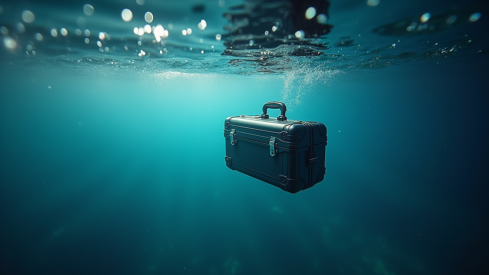 Vue en plongée d’un écran de valise de diagnostic affichant des données en temps réel
