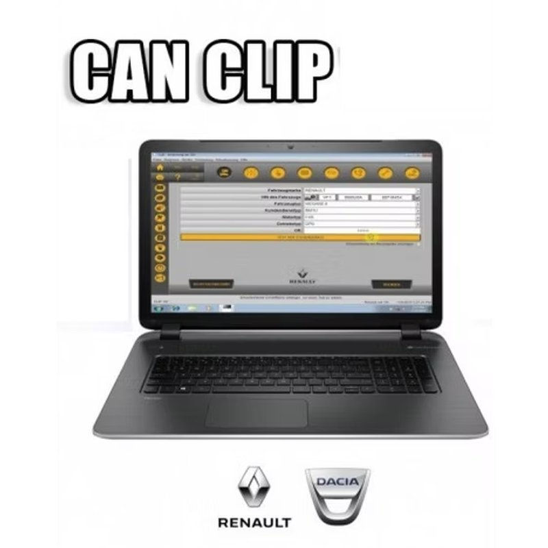 Valise Diagnostic Renault Can Clip + PC | Logiciel