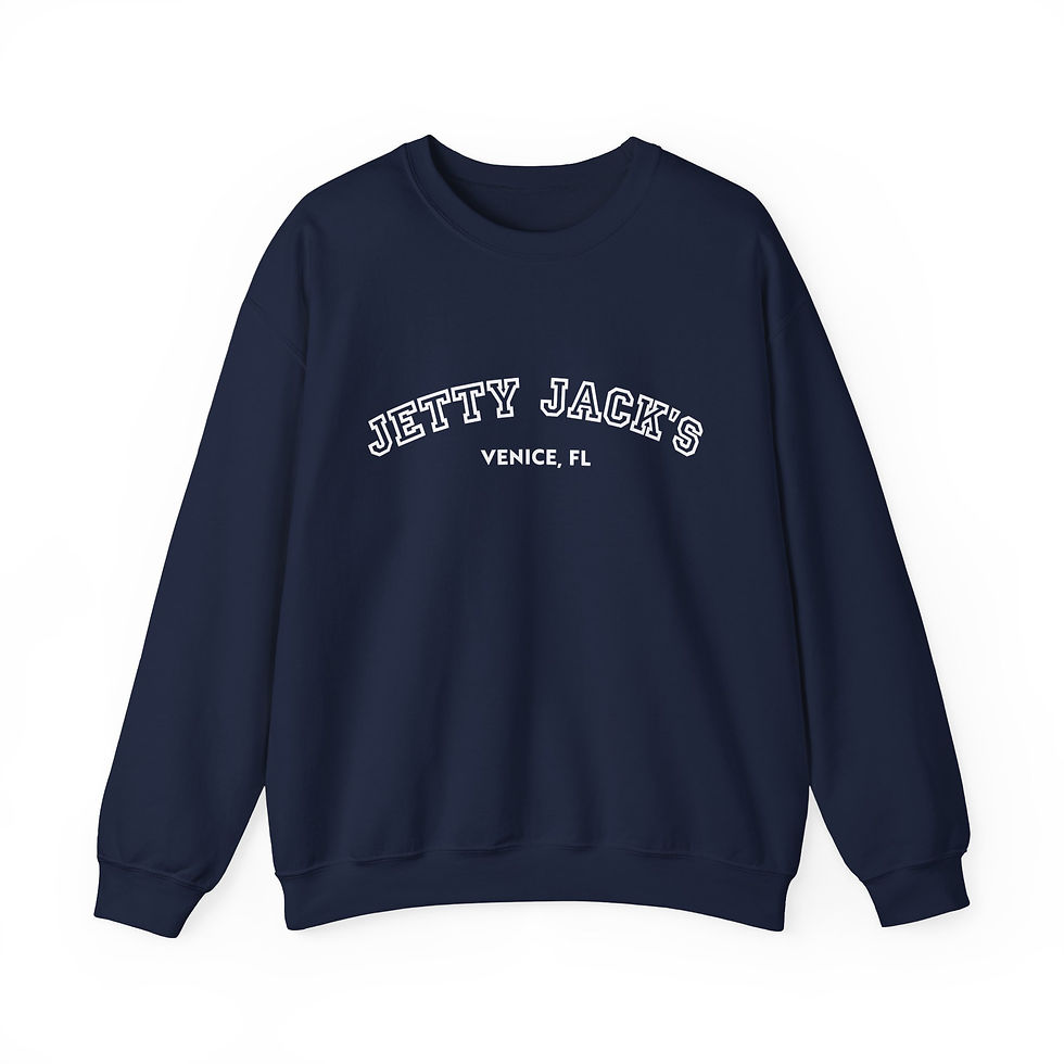Thumbnail: Jetty Jack's Block Text- Crewneck Sweatshirt