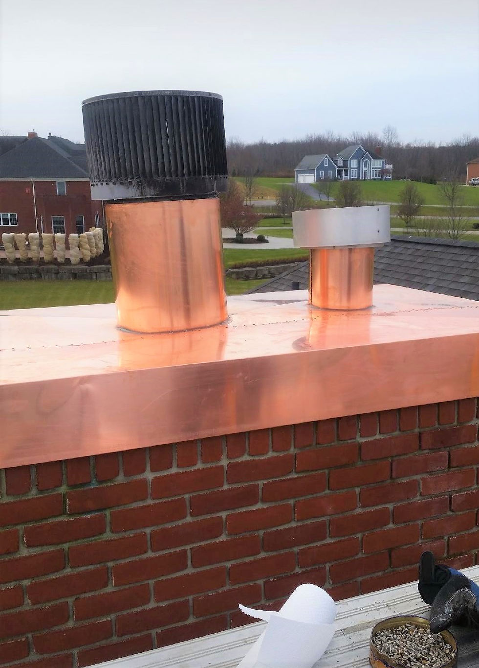 Buffalo Chimney copper chimney caps