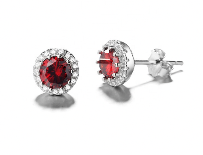 Thumbnail: Boucles d'oreille en Argent 925