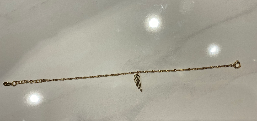 Miniature : Bracelet en Acier inoxydable " Angel wings "