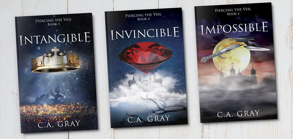 My new audiobook: Invincible; part of the ‘Piercing the Veil’ Trilogy by C.A. Gray.