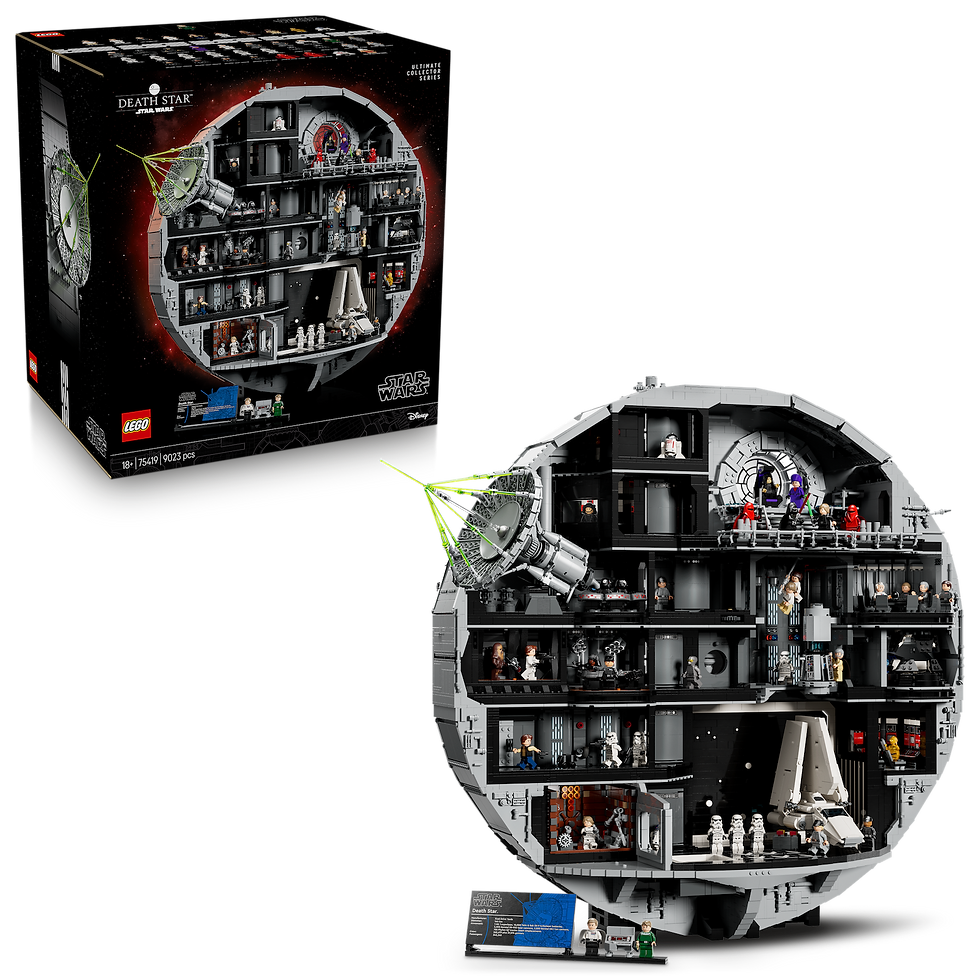 The Ultimate Collector Series Death Star. Image source: BrickTastic.
