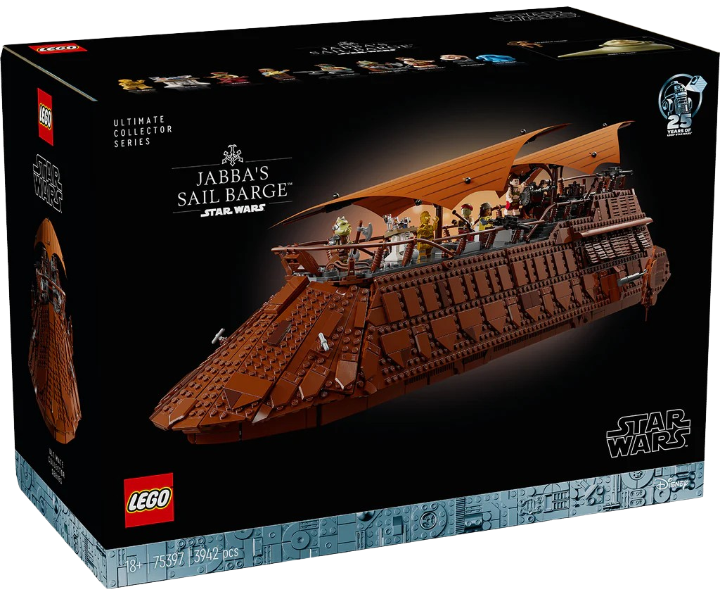 The LEGO Star Wars: UCS Jabba's Sail Barge. Image source: LEGO Australia.