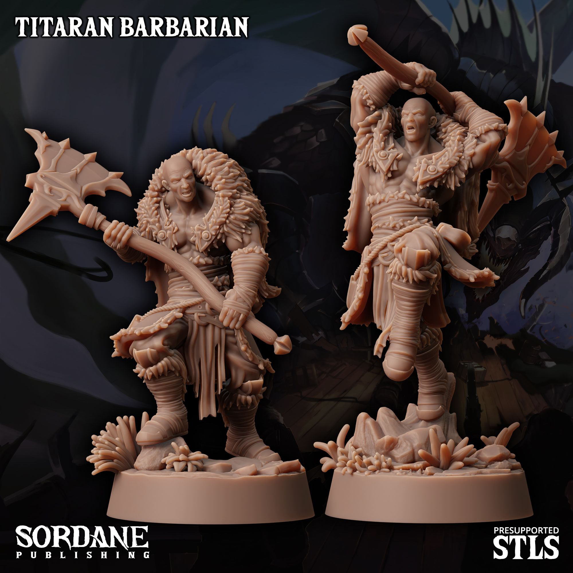 Titaran Barbarian 25mm