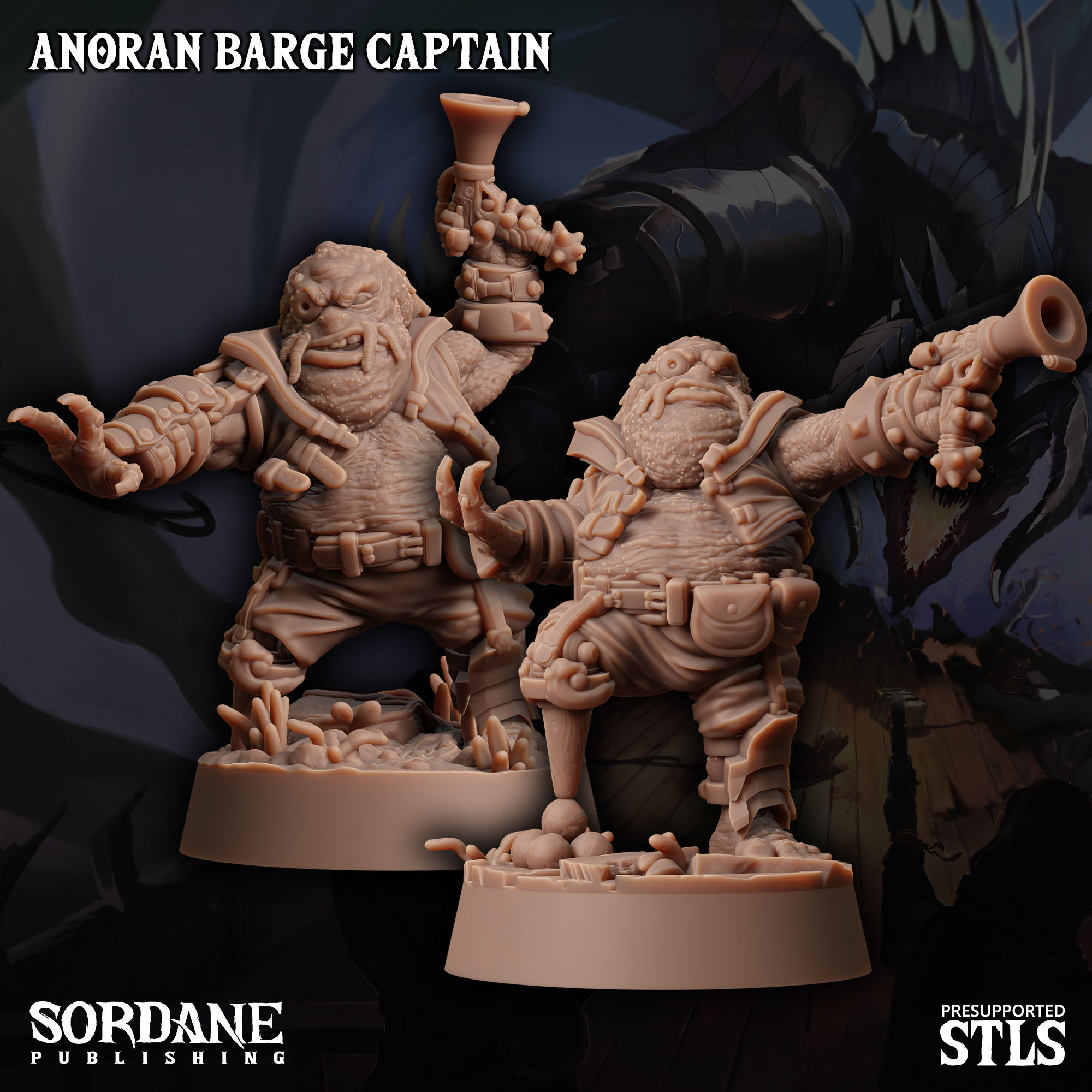 Anoran Barge Captain 25mm