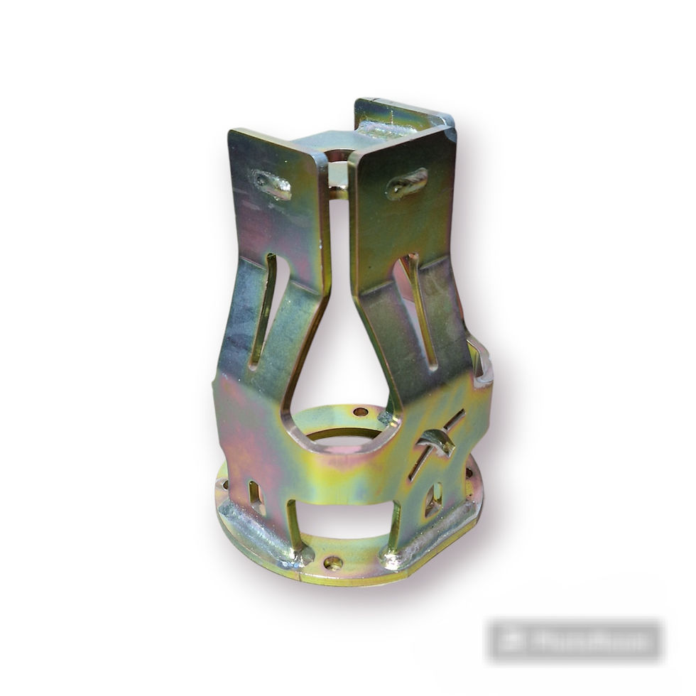Thumbnail: Defender Minus 2 Inch Front Shock Turrets - Yellow (FITS 90-110-130-D1-RR