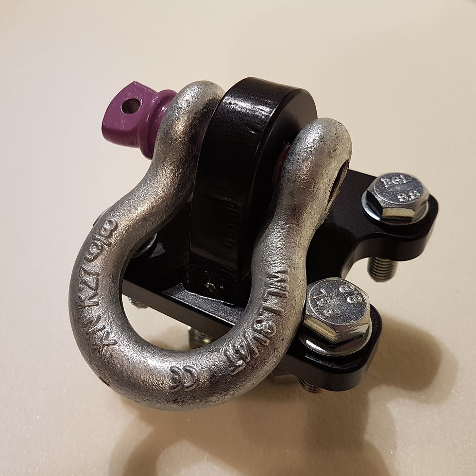 Thumbnail: Universal 80x60 HD 4x4 Shackle Bracket - Pair 05