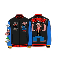 ジャケット・アウター POP TRADING COMPANY POPEYE STADIUM L Pop Full