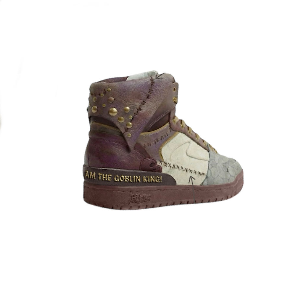 Thumbnail: Labyrinth 40th Anniversary • The Goblin King  • Long Horns High-Top Sneakers