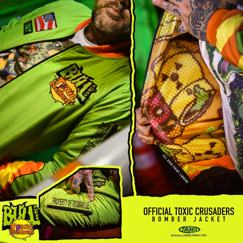 CFTL BOMBERフーディー Toxic Crusaders™ - Deluxe Toxie Bomber Jacket | Bull Airs