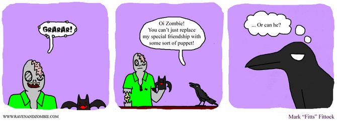 Zombie makes a new friend