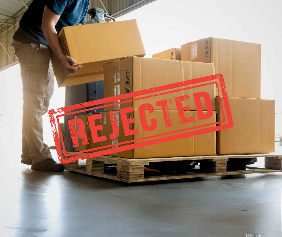 Rejected FBA Shipment
