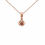 Thumbnail: 9ct Rose Gold Diamond Pendant