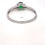 Thumbnail: 9ct White Gold Emerald & Diamond Ring