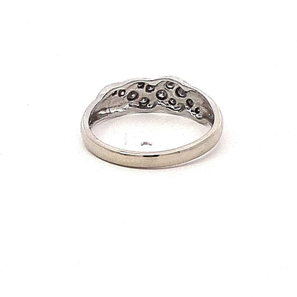 Thumbnail: 14ct White Gold Diamond Ring