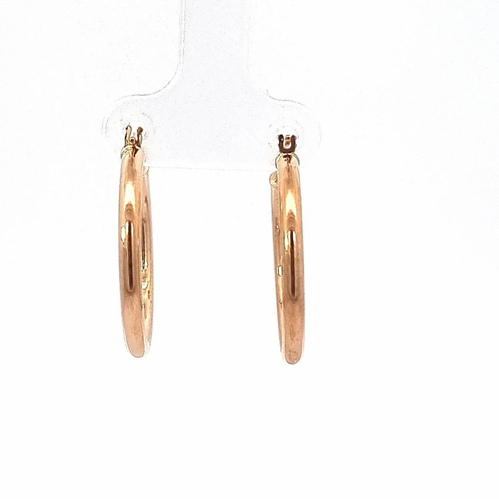 Thumbnail: 9ct Yellow Gold Hoops