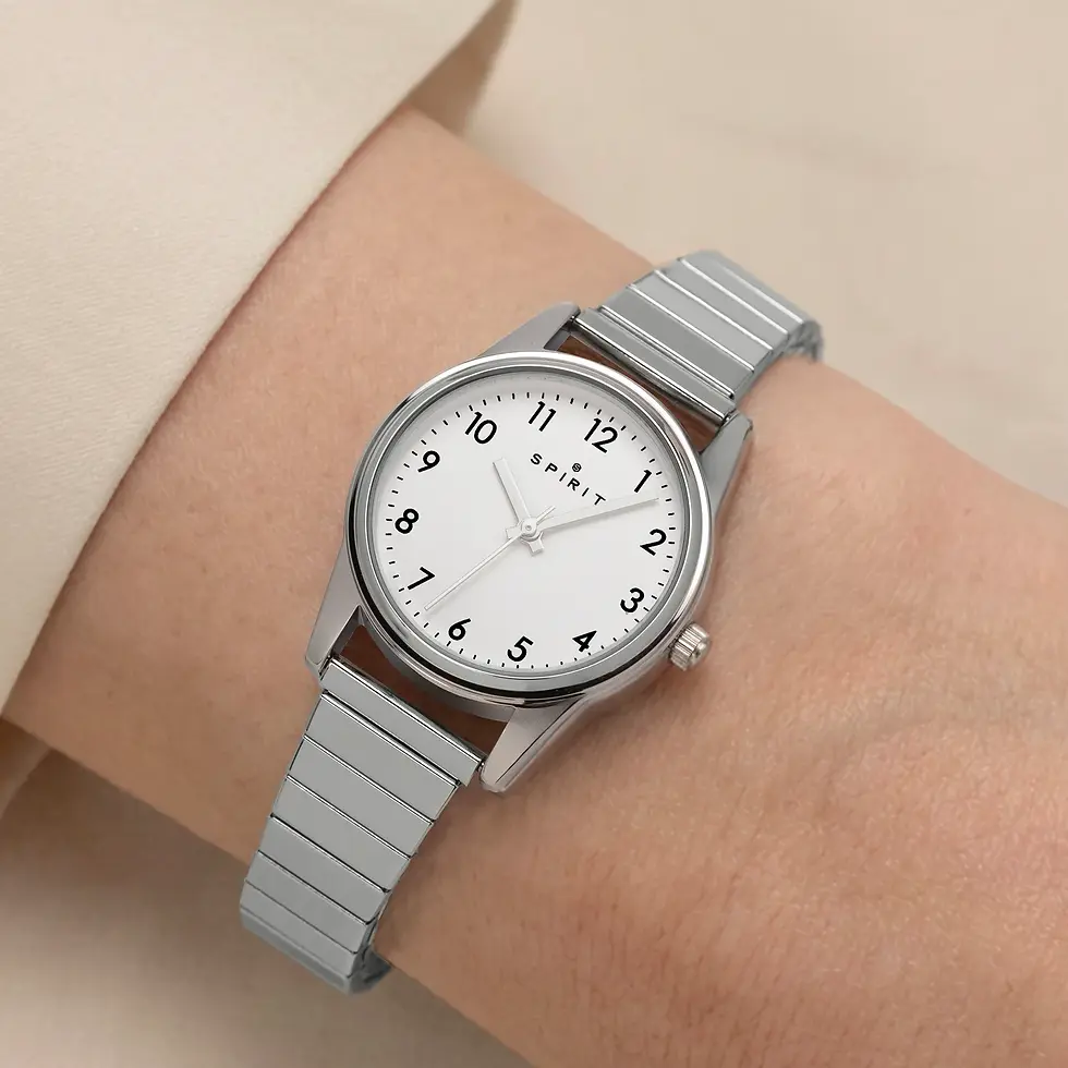 Thumbnail: Ladies Spirit White Dial Expandable Bracelet Watch