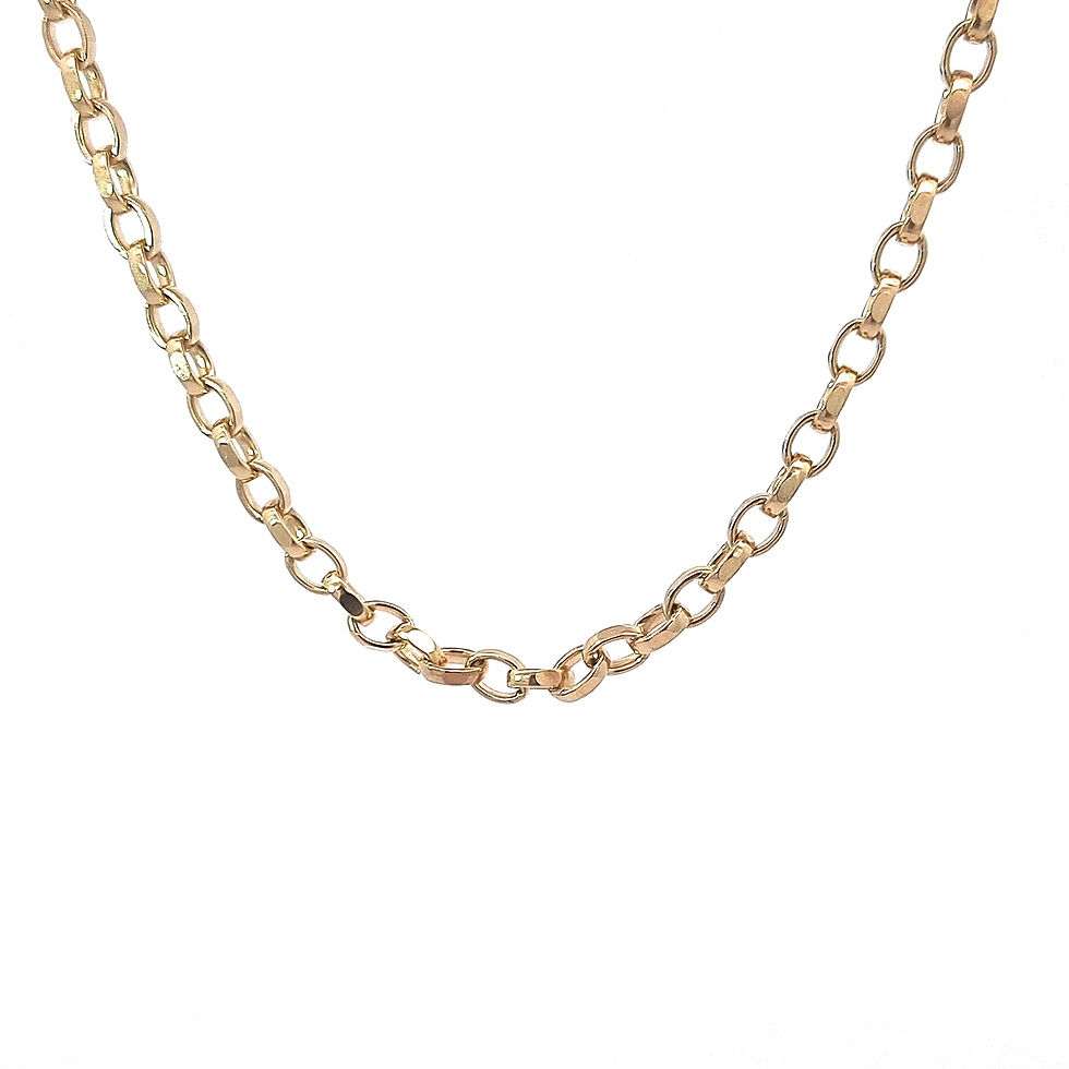 Thumbnail: 9ct Yellow Gold Belcher Chain