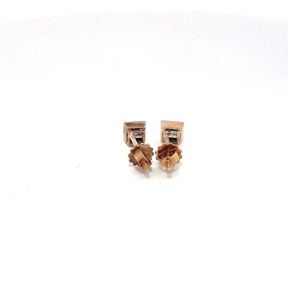 Thumbnail: 18ct Yellow Gold Diamond Studs