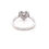 Thumbnail: 9ct White Gold Heart Shape Diamond Ring