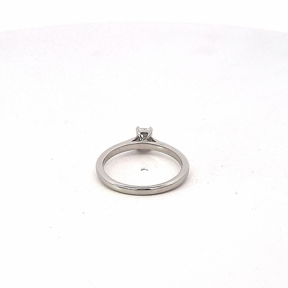 Thumbnail: Platinum Diamond Solitaire Ring