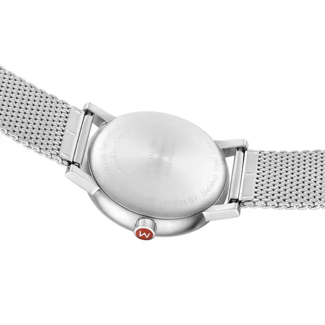 Thumbnail: Gents Mondaine EVO2 Steel Mesh Bracelet Watch - 40mm
