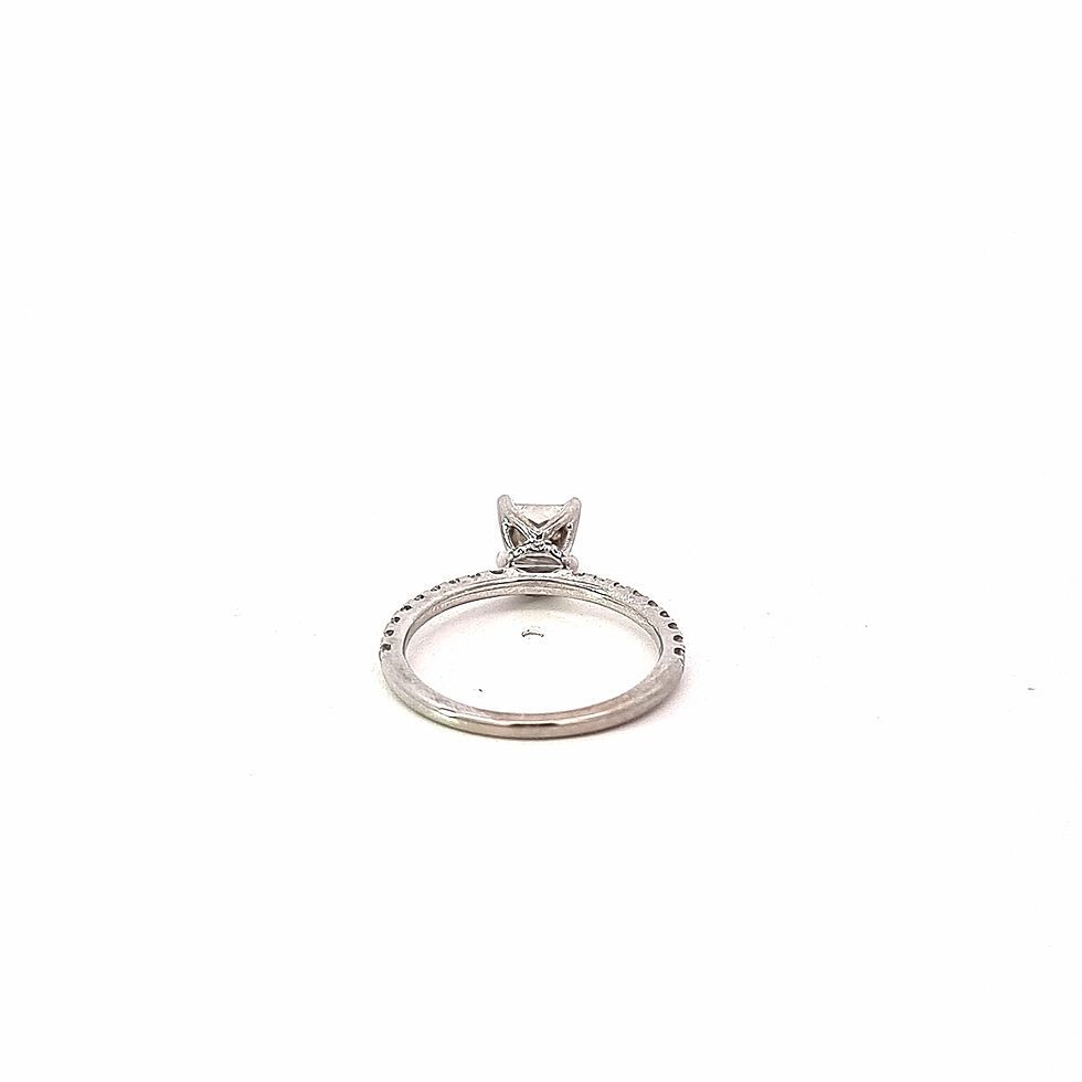 Thumbnail: 18ct White Gold Lab Diamond Ring (Certified)