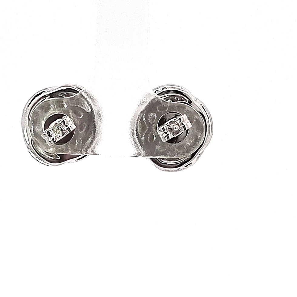 Thumbnail: 9ct White Gold Diamond Earrings