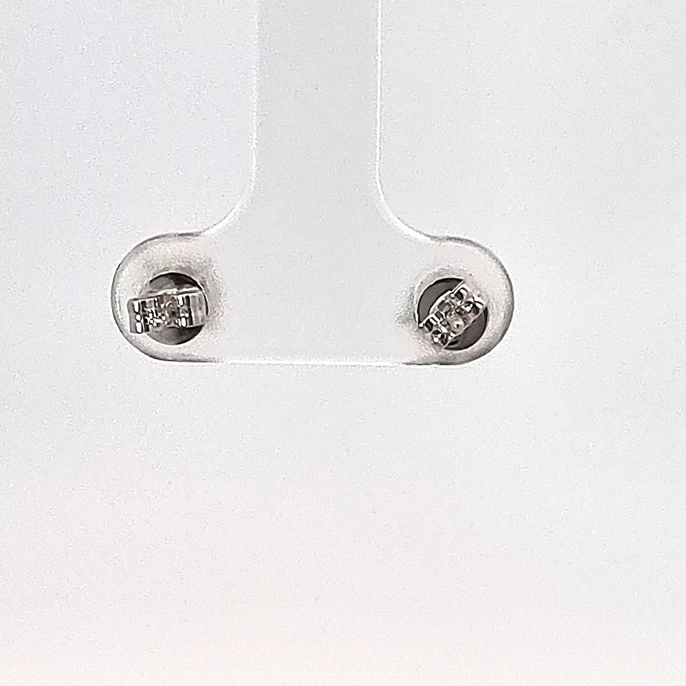 Thumbnail: 9ct White Gold Diamond Earrings