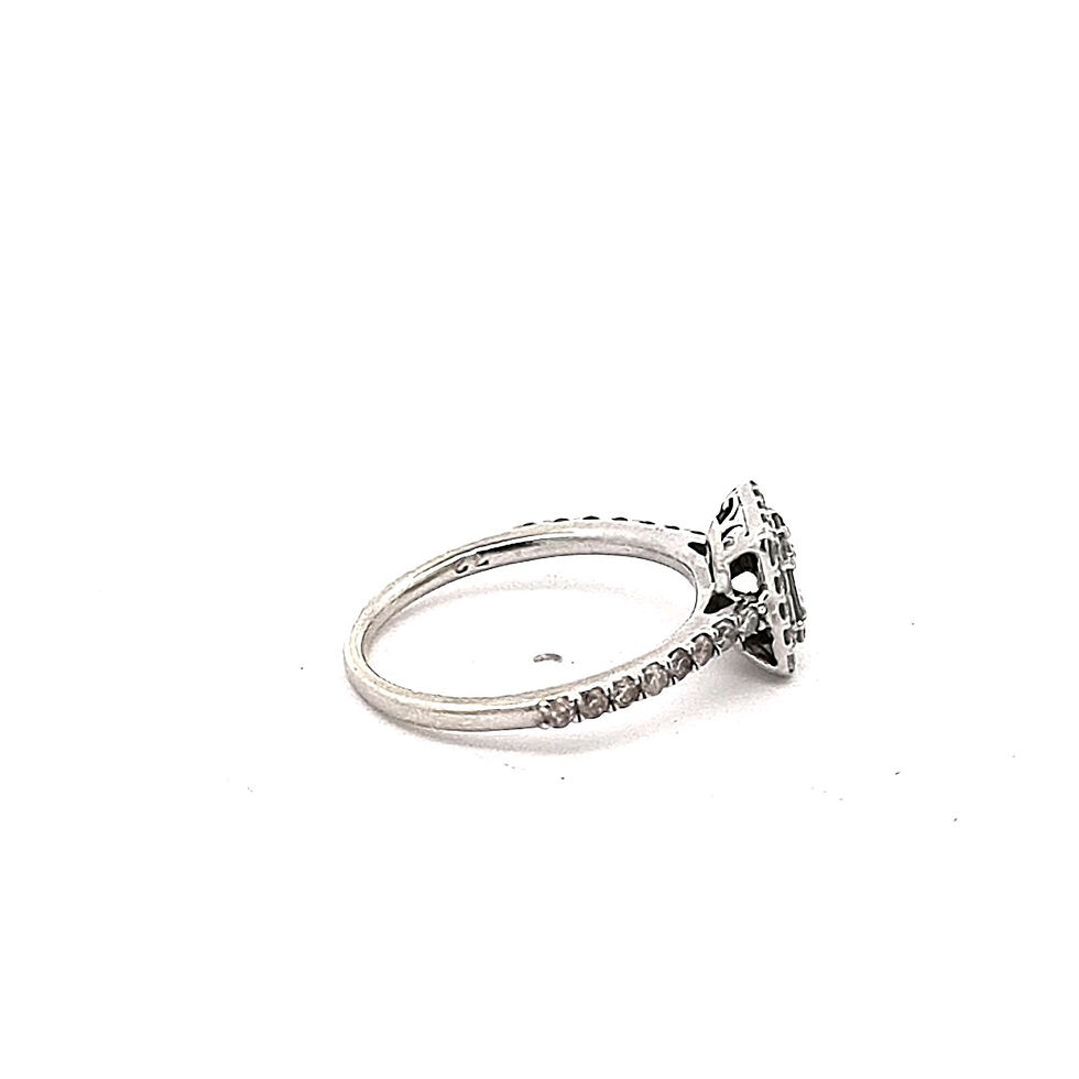 Thumbnail: 9ct White Gold Diamond Ring