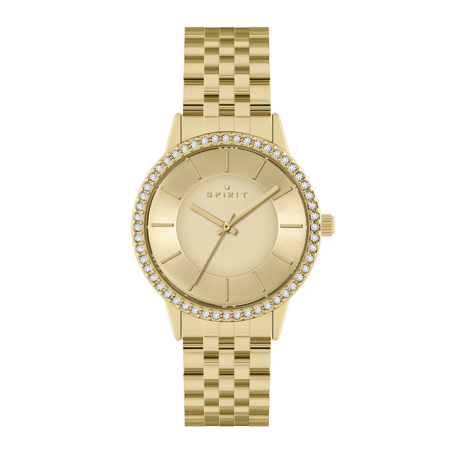 Ladies Spirit Gold Stone-Set Watch