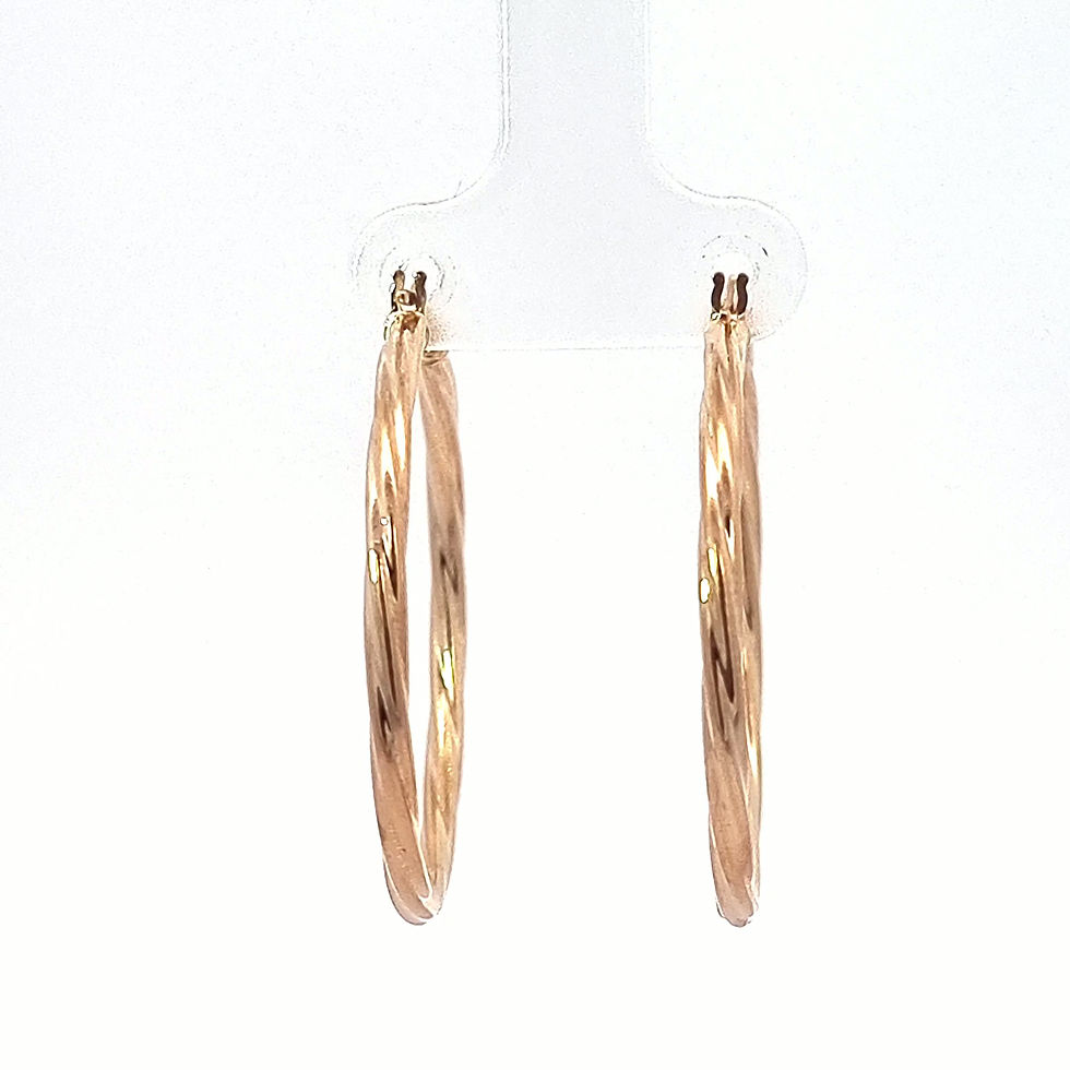 Thumbnail: 9ct Yellow Gold Hoops