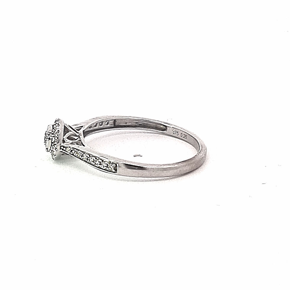 Thumbnail: 9ct White Gold Diamond Ring
