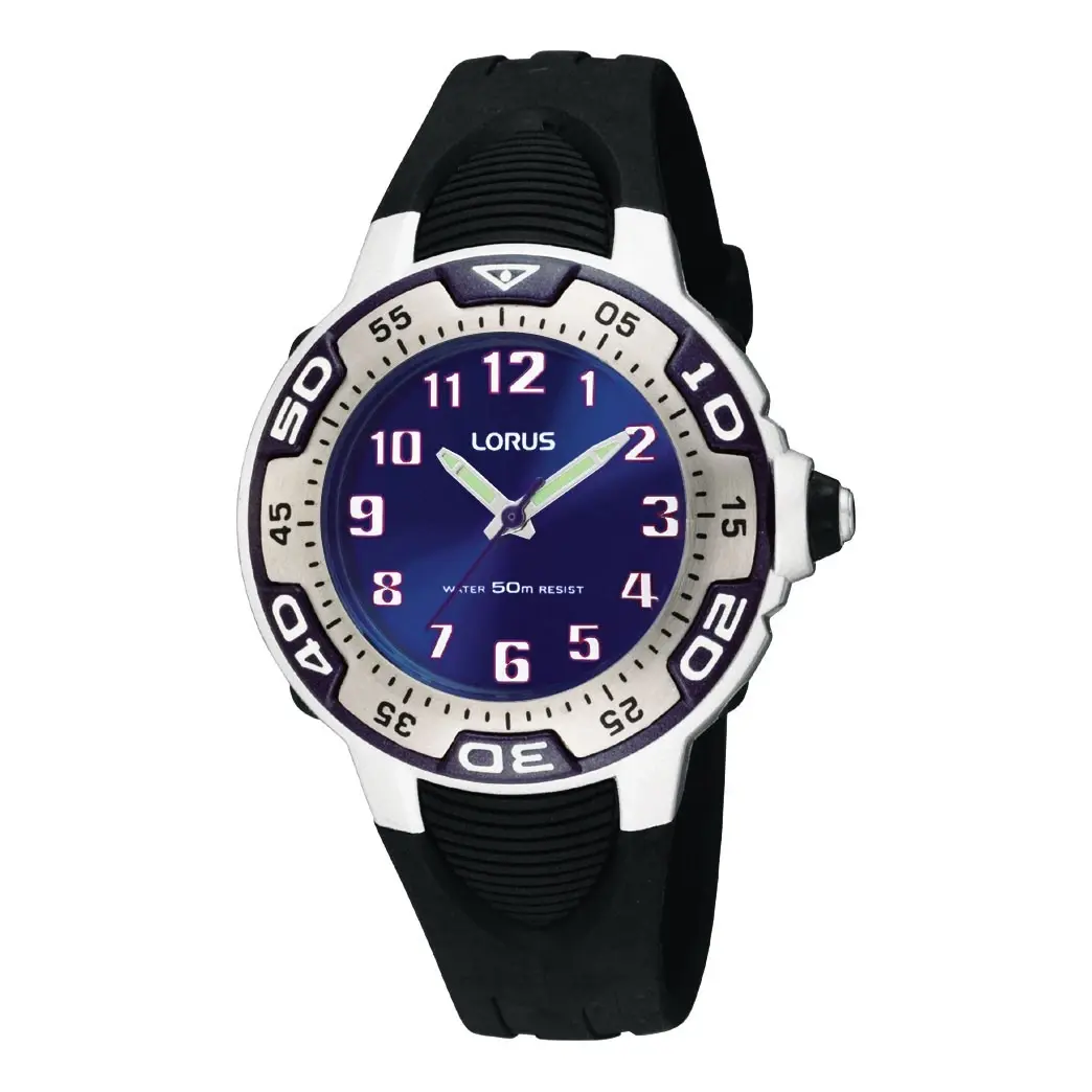 Kids Lorus Sports Watch - Blue/Black