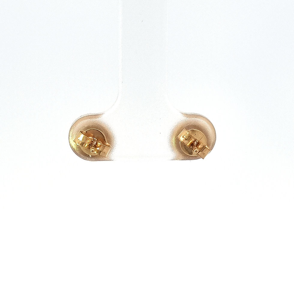 Thumbnail: 9ct Diamond & Amethyst Studs
