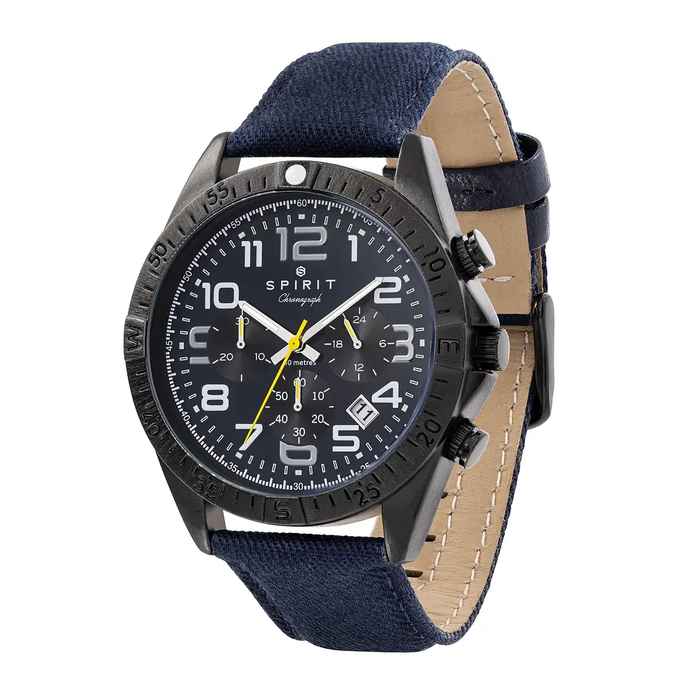 Thumbnail: Gents Spirit Blue Canvas Chronograph Watch