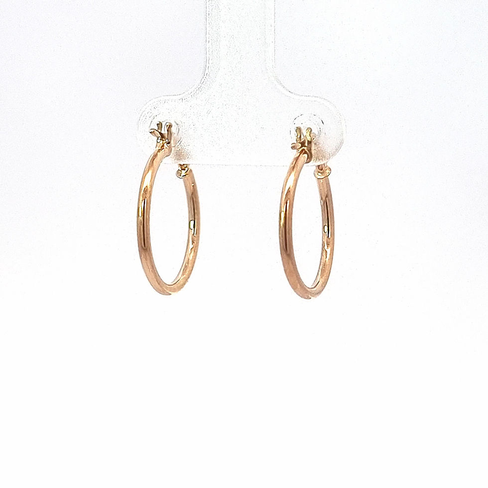 Thumbnail: 9ct Yellow Gold Hoops