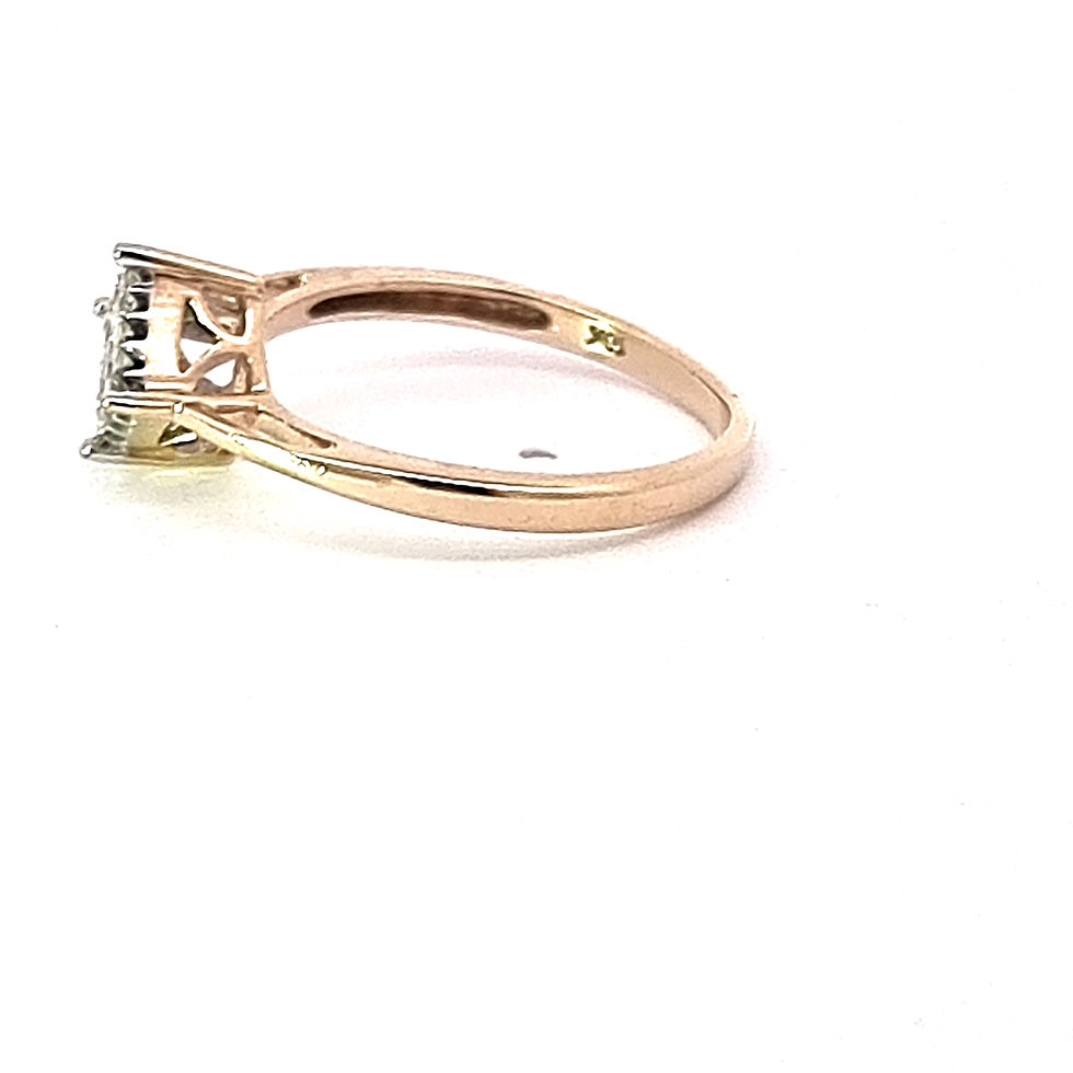Thumbnail: 10ct Yellow Gold Diamond Ring