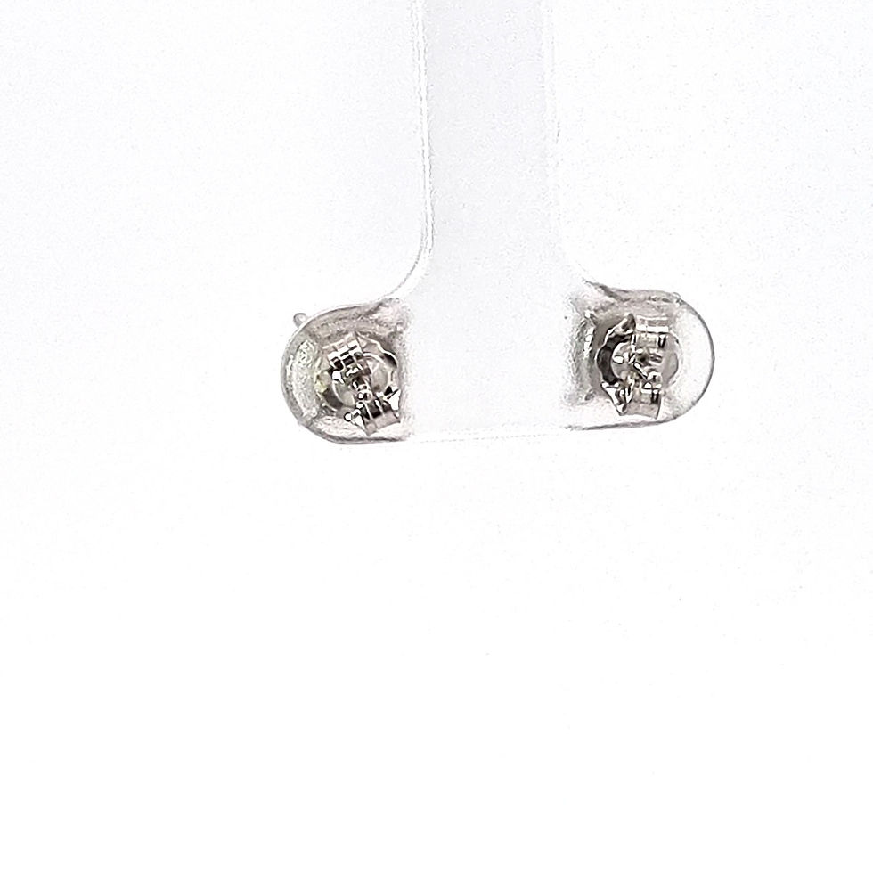 Thumbnail: 9ct White Gold Diamond Earrings