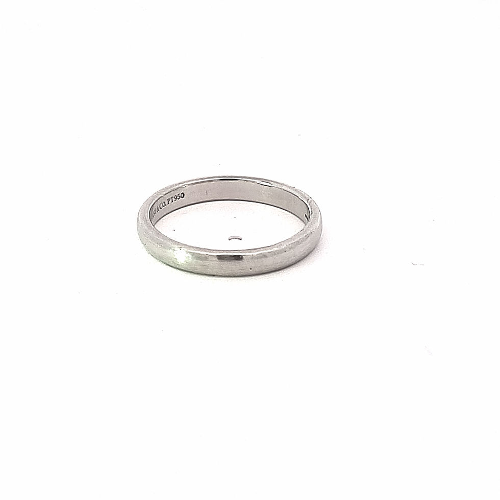 Thumbnail: Platinum Tiffany & Co Wedding Band Ring