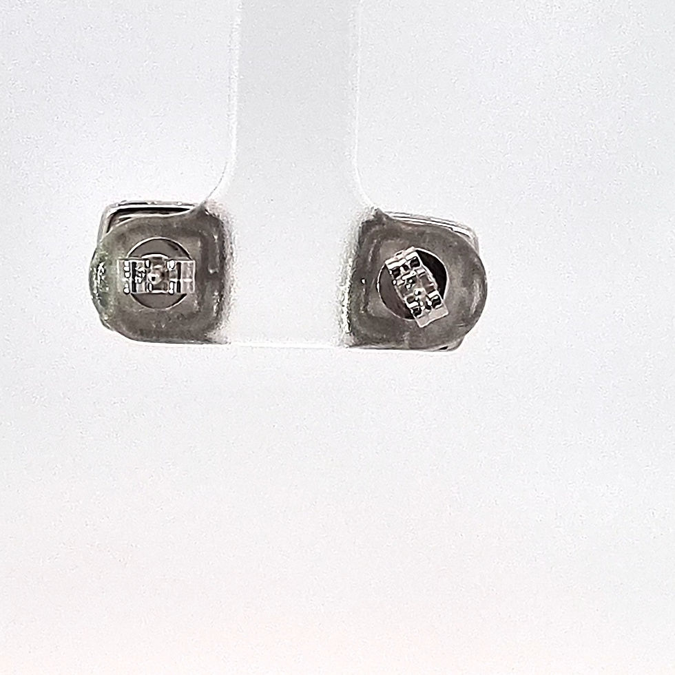 Thumbnail: 9ct White Gold Diamond Earrings