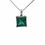 Thumbnail: 9ct White Gold Emerald Pendant