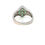 Thumbnail: 18ct White Gold Emerald & Diamond Ring