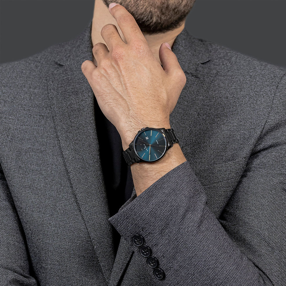 Thumbnail: Gents Spirit Black Bracelet Watch