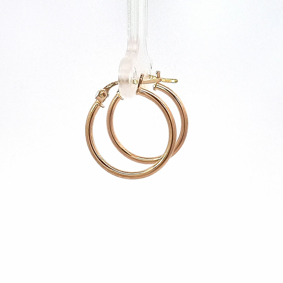 Thumbnail: 9ct Yellow Gold Hoops