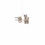 Thumbnail: 9ct White Gold Diamond Earrings