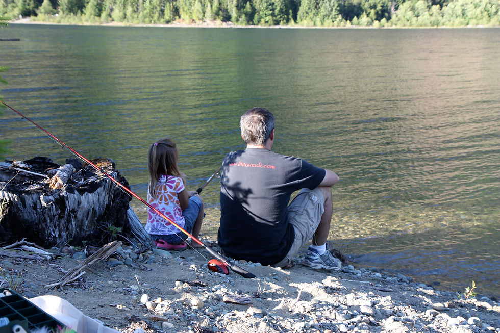 Daddy-Daughter Fishing